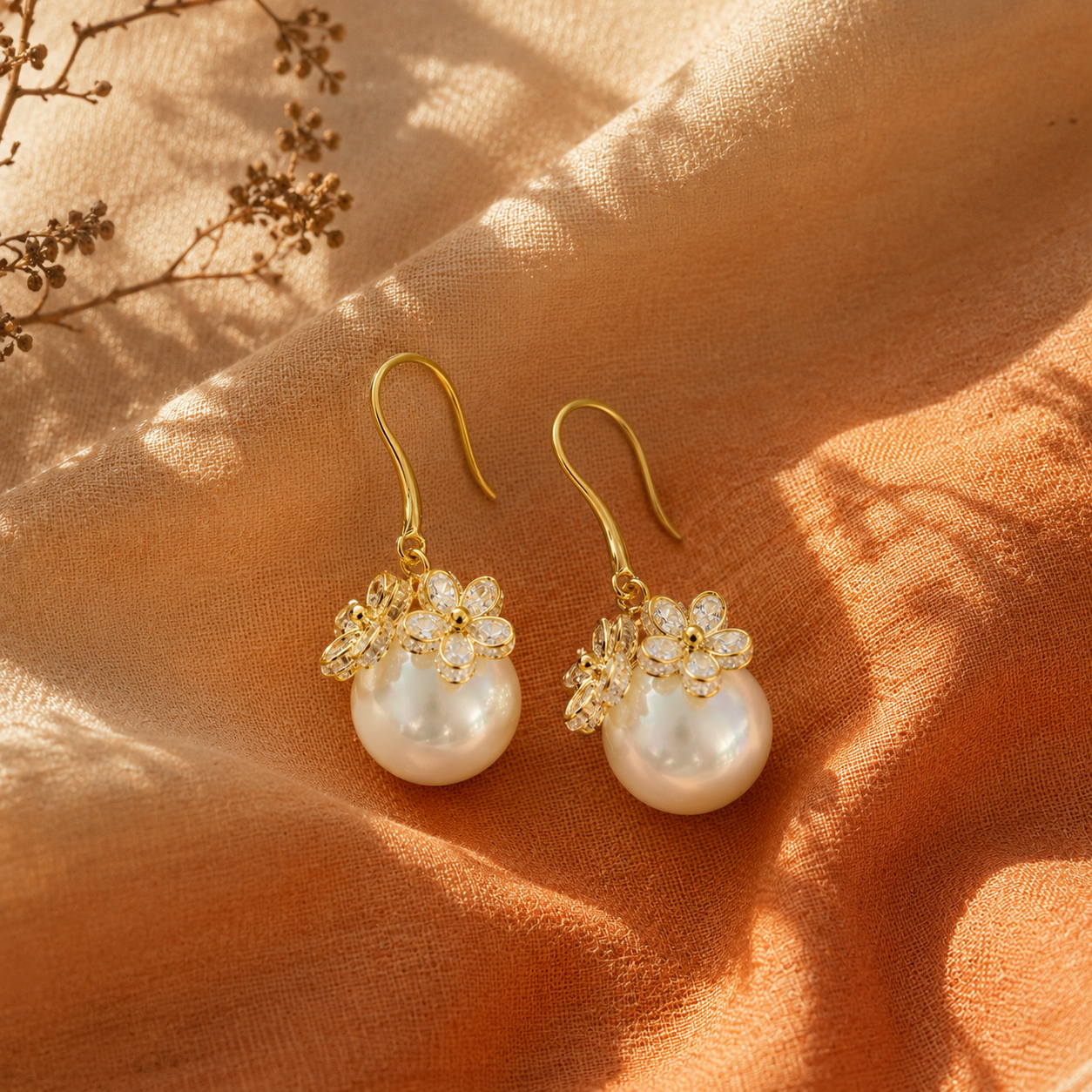 Mia Pearl Drop Earrings