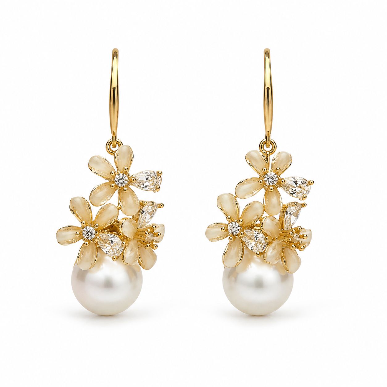 Jasmine Pearl Drops | 92.5 Sterling Silver Post