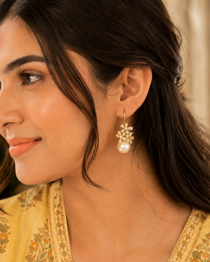Jasmine Pearl Drops | 92.5 Sterling Silver Post