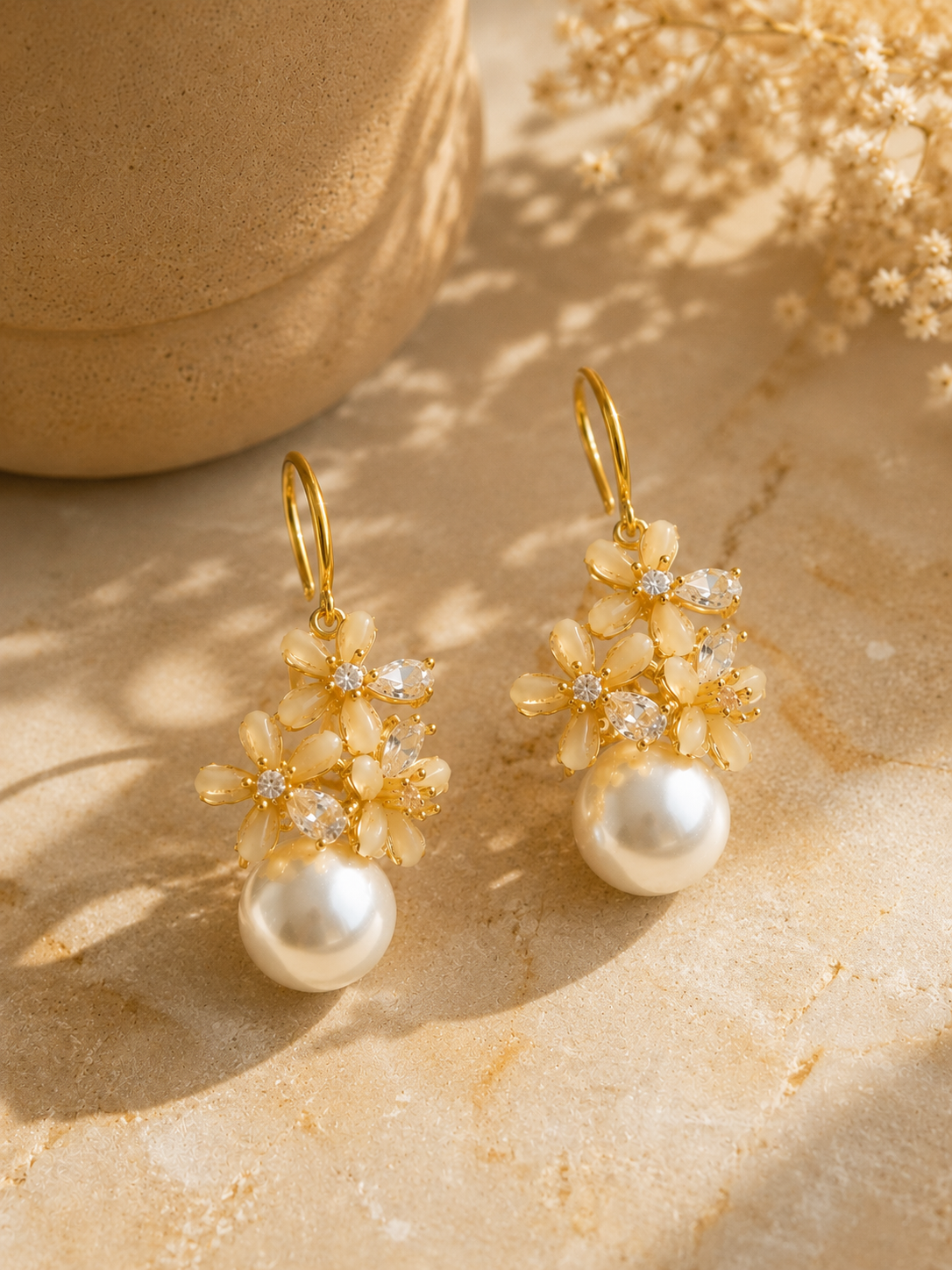 Jasmine Pearl Drops | 92.5 Sterling Silver Post