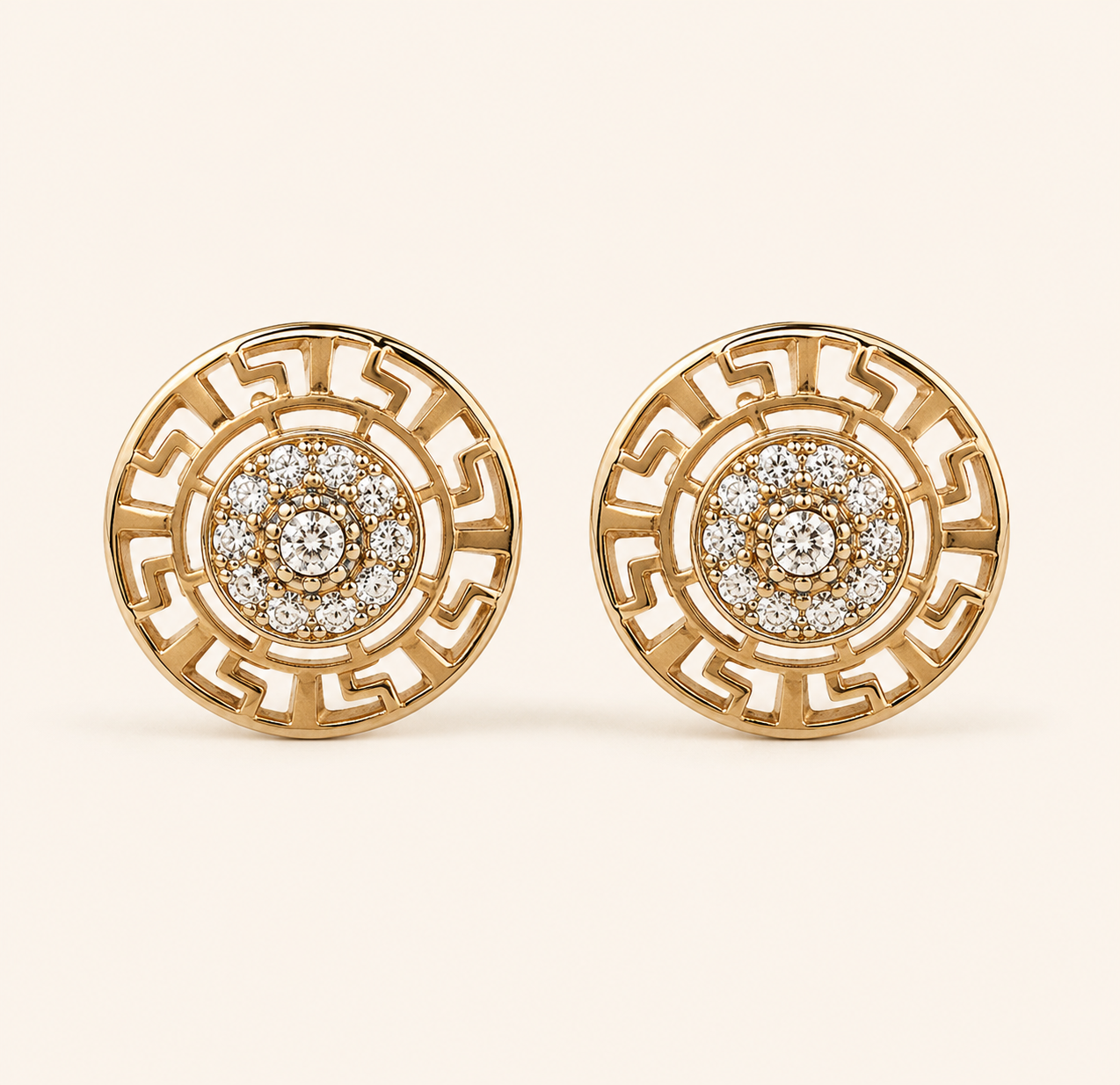 Meander Chakra Earrings