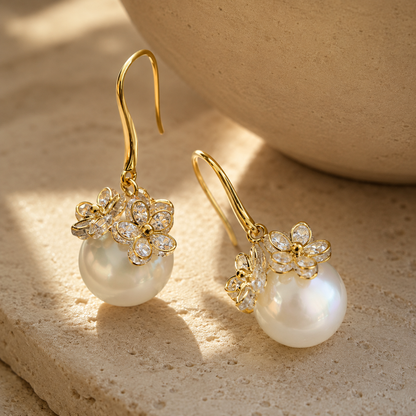 Mia Pearl Drop Earrings