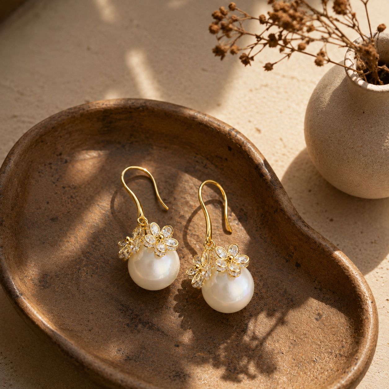 Mia Pearl Drop Earrings