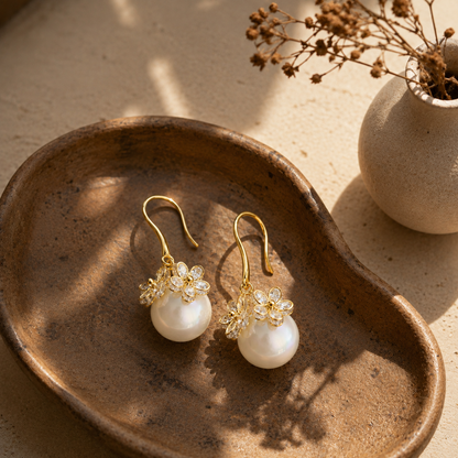 Mia Pearl Drop Earrings