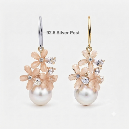 Jasmine Pearl Drops | 92.5 Sterling Silver Post