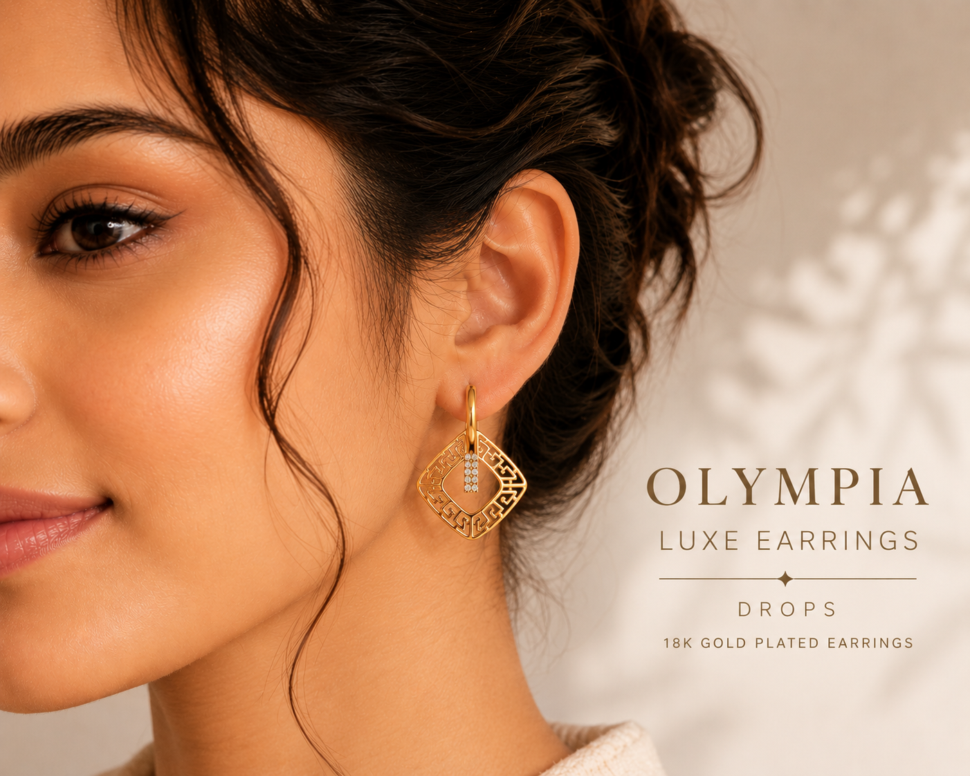 Twirl Radiance 14 Kt Gold and Diamond Stud Earrings